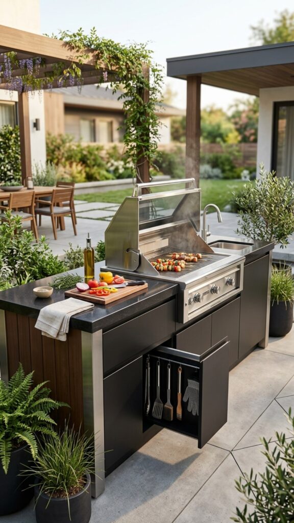 4. Create a Grill and Prep Station