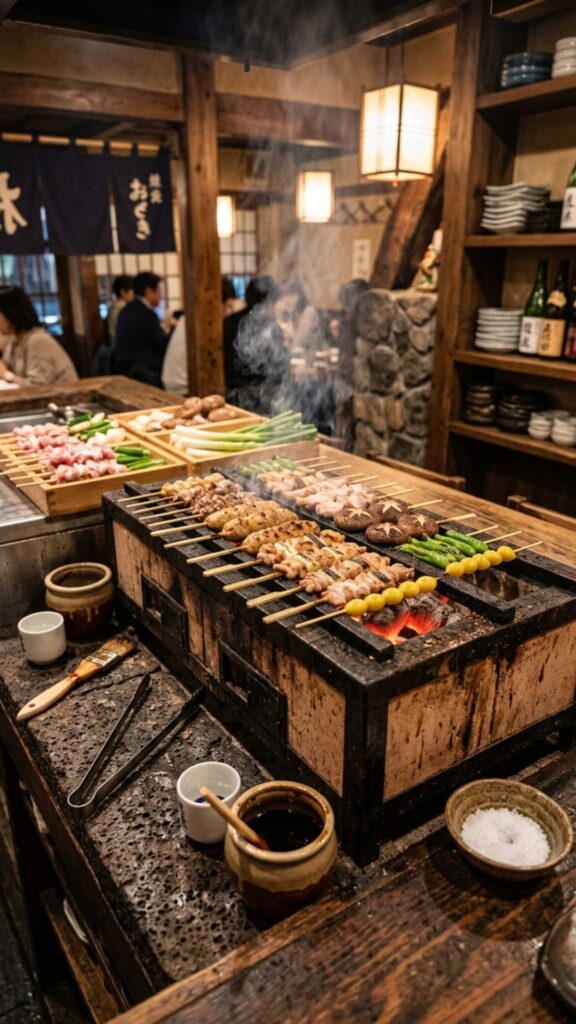 4. Create a Japanese Charcoal Grilling Station