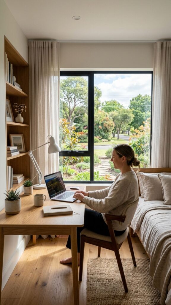 4. Design a Window-Facing Office Setup