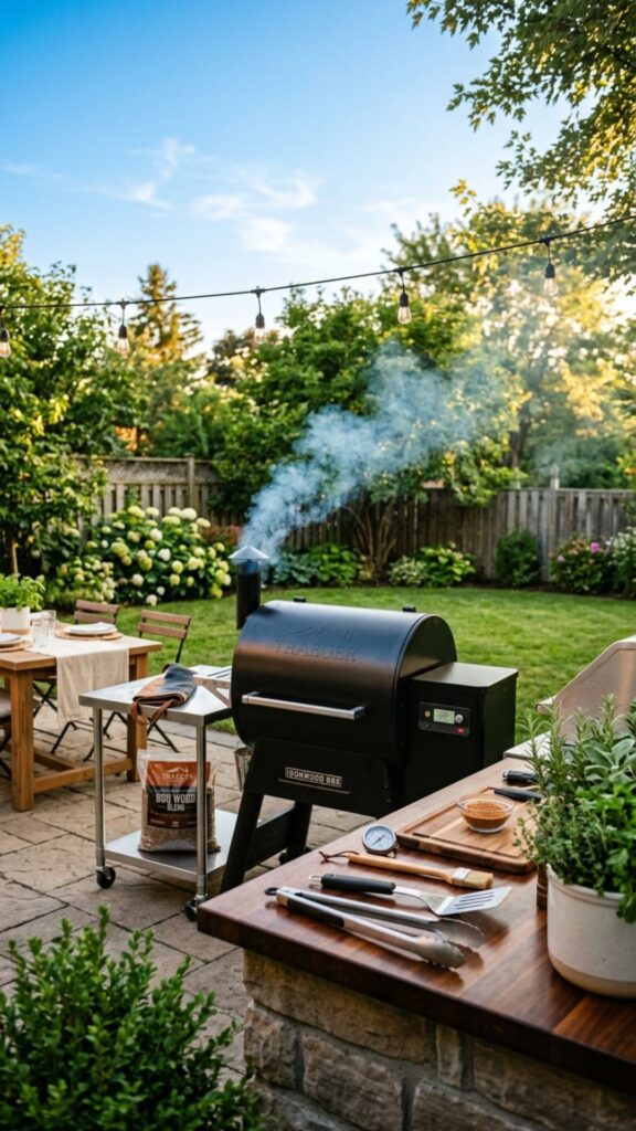 4. Include a Smoker for Low-and-Slow Cooking