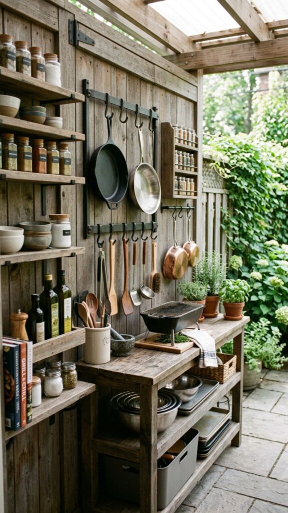 4. Install Vertical Storage and Hanging Racks