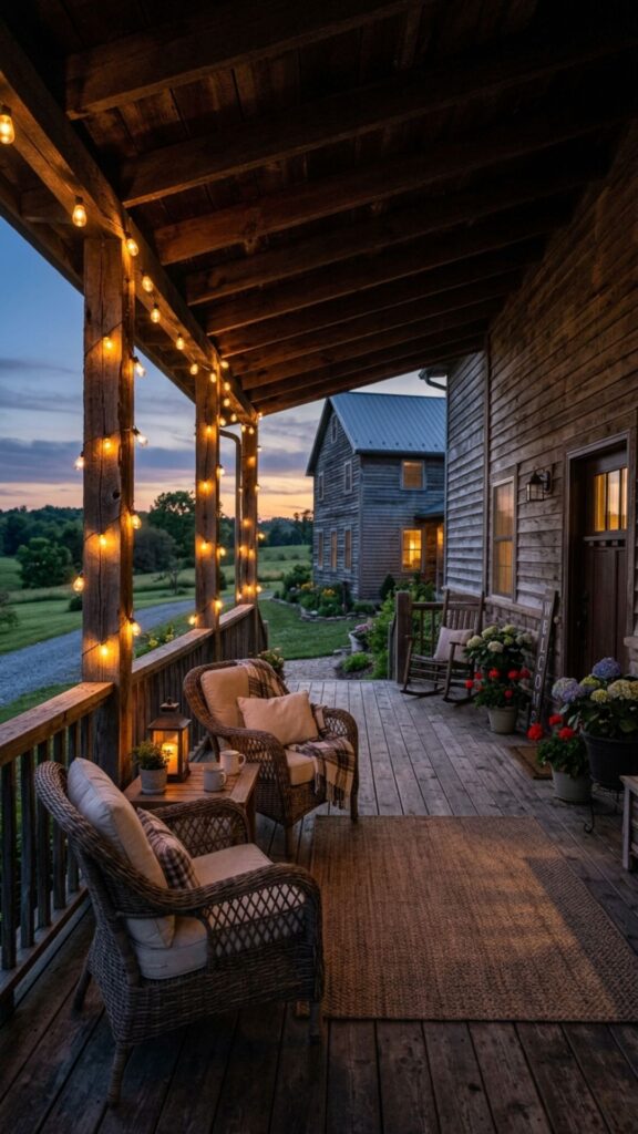 4. Install Warm String Lights
