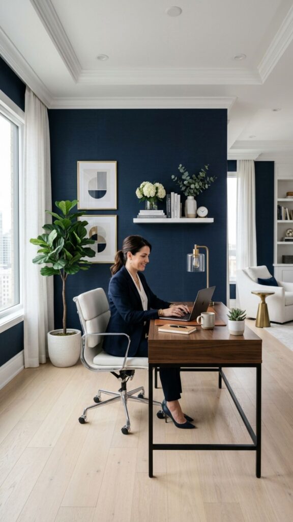 4. Navy Blue for a Polished Professional Look