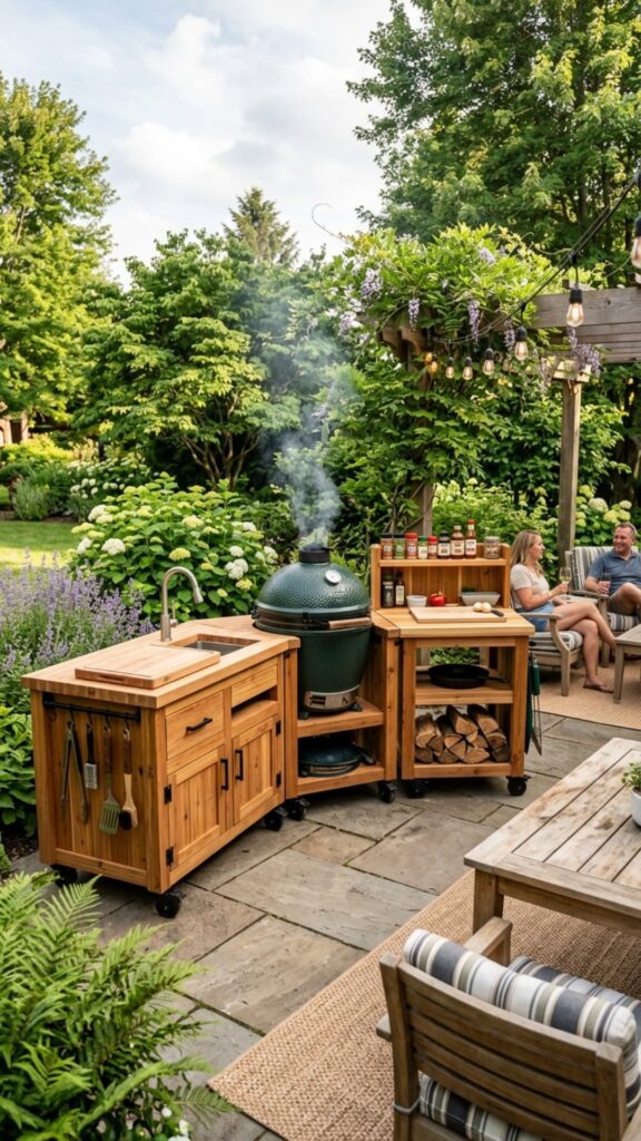 4. Outdoor Kitchen Ideas Green Egg Fans Love — The Modular Table