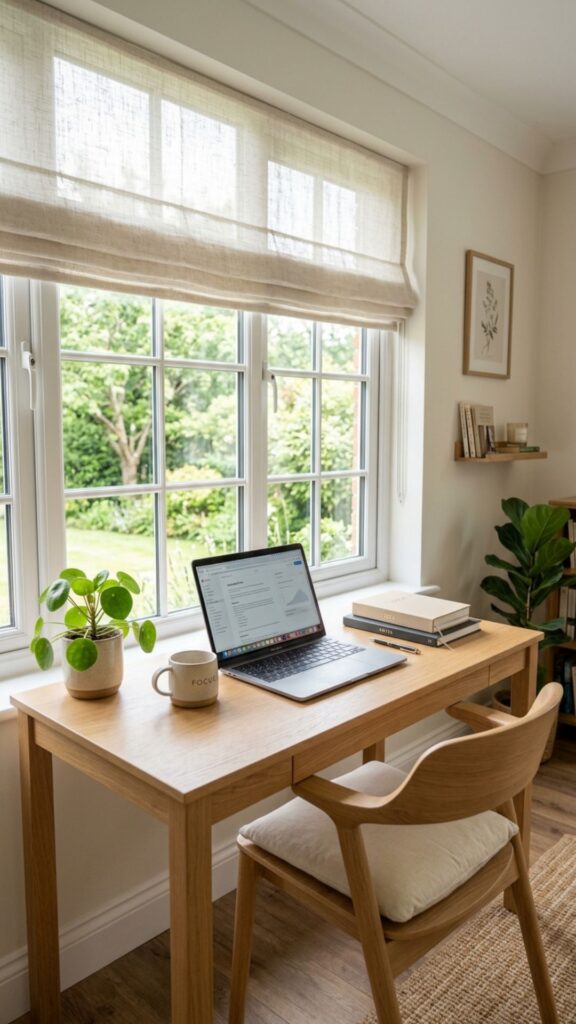 4. Place the Desk Beside the Window