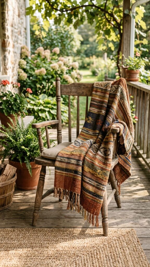 4. Style with a Handloom-Inspired Throw