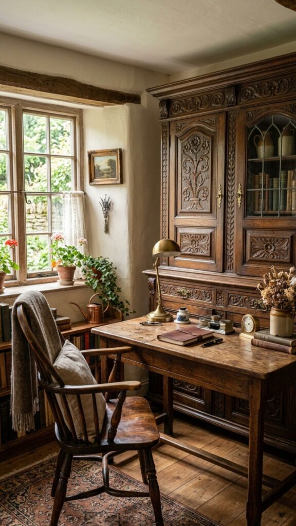 4. Use Vintage Furniture Pieces for Cottage Character