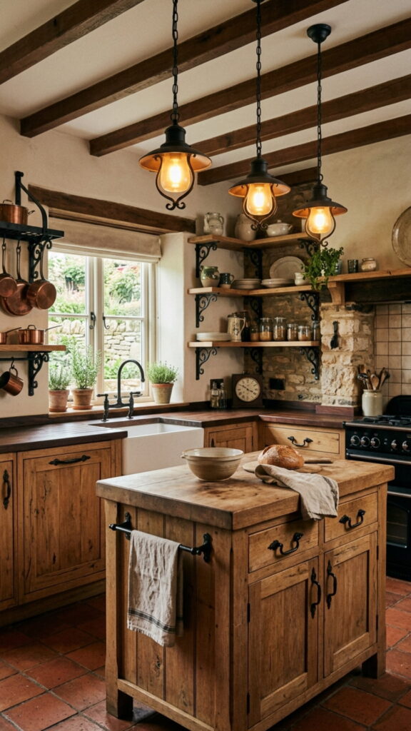 4. Wrought Iron Accents and Hardware