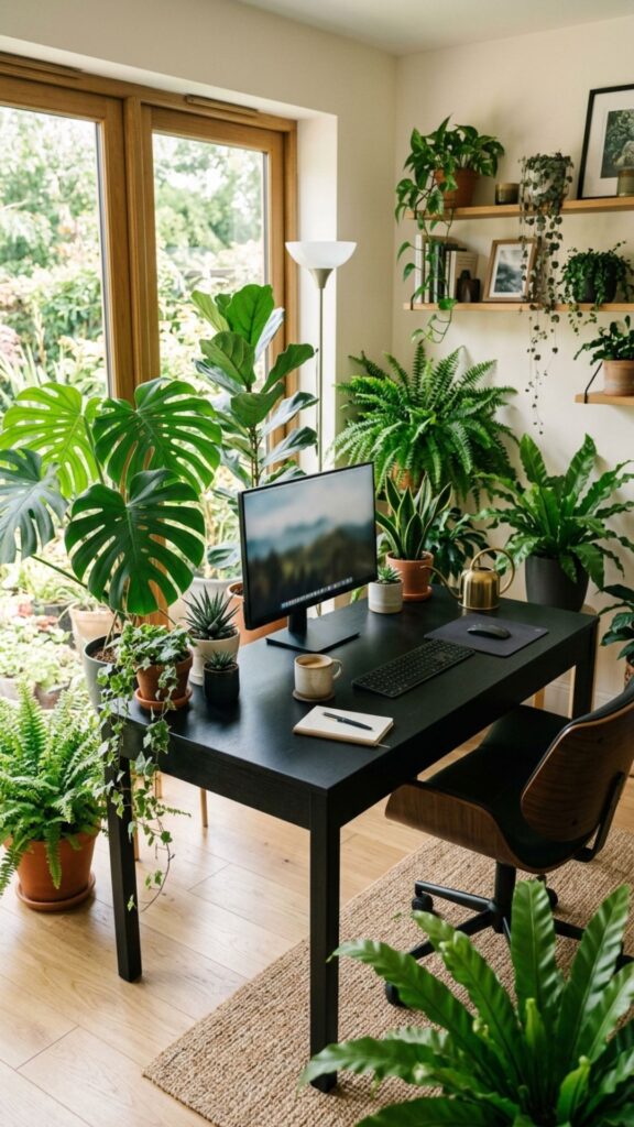 5. Add Green Plants for a Fresh Look
