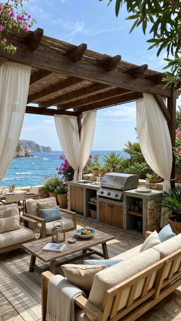 5. Add a Shaded Pergola or Cabana