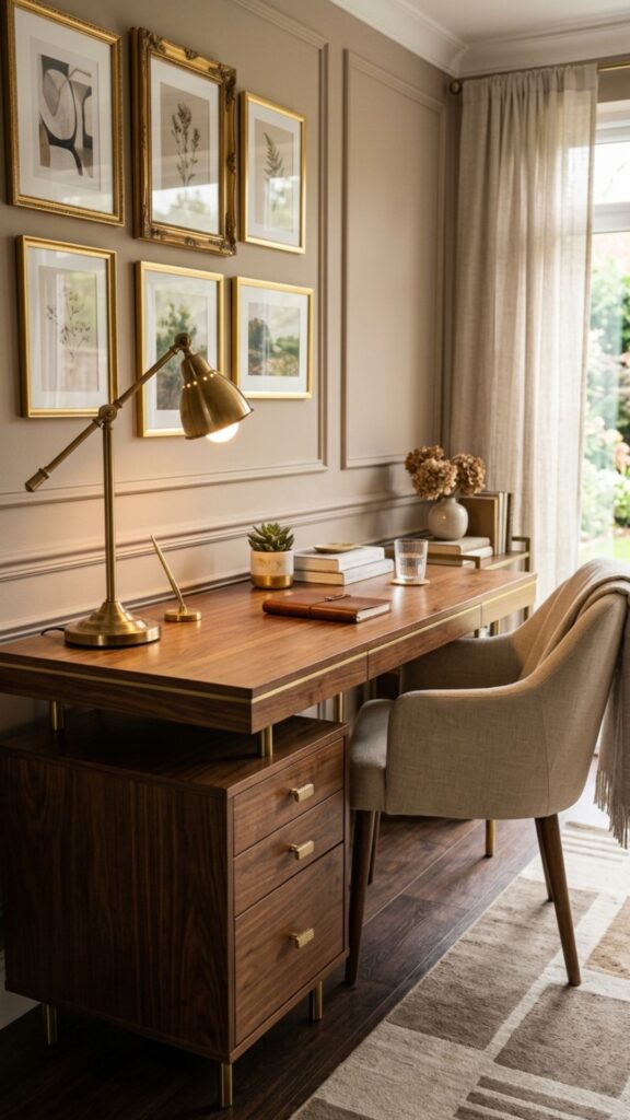 5. Bring in Gold or Brass Details