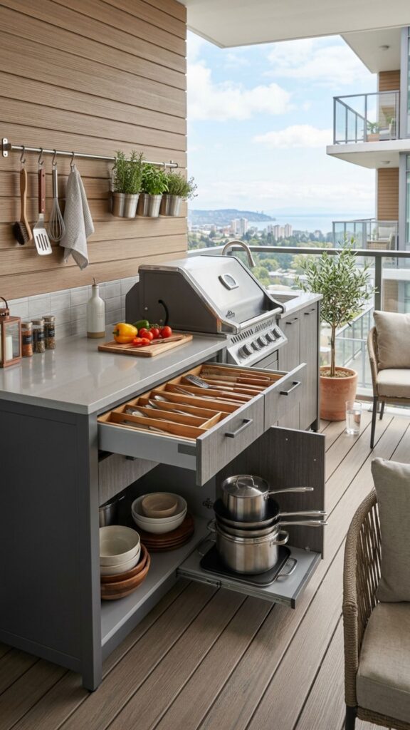 5. Build Storage Under the Counter