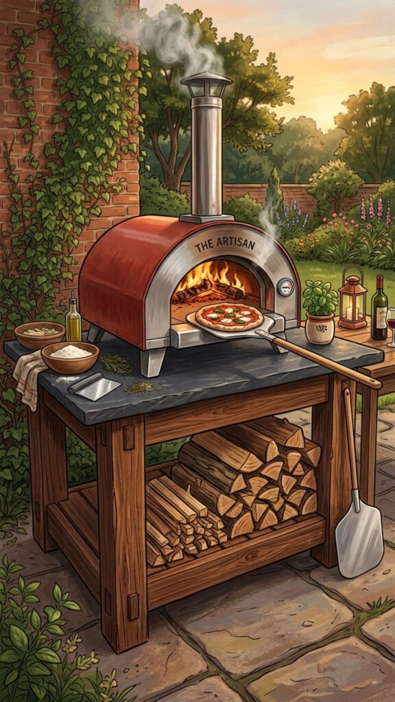 5. Build a Wood-Fired Pizza Oven Stand