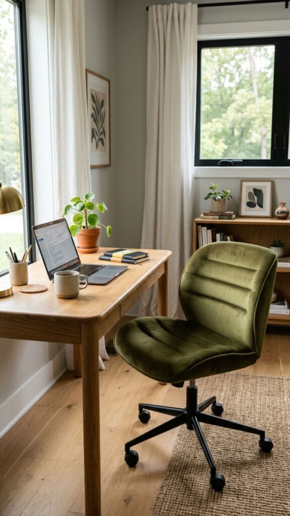5. Choose an Olive Green Office Chair