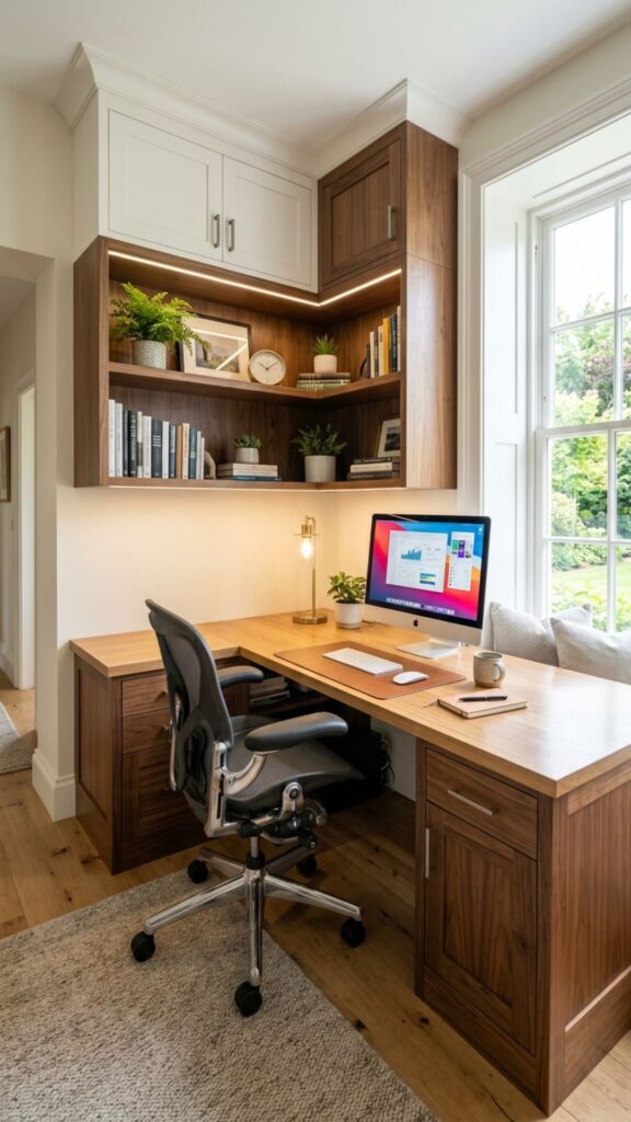 5. Create a Built-In Corner Office