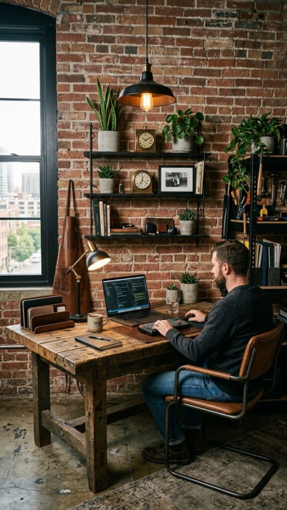 5. Create an Industrial-Style Workspace
