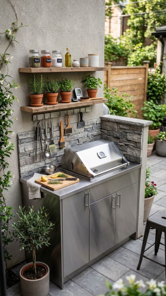 5. Design a Compact Grill Station