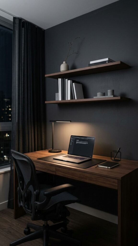 5. Design a Dark Minimalist Workspace