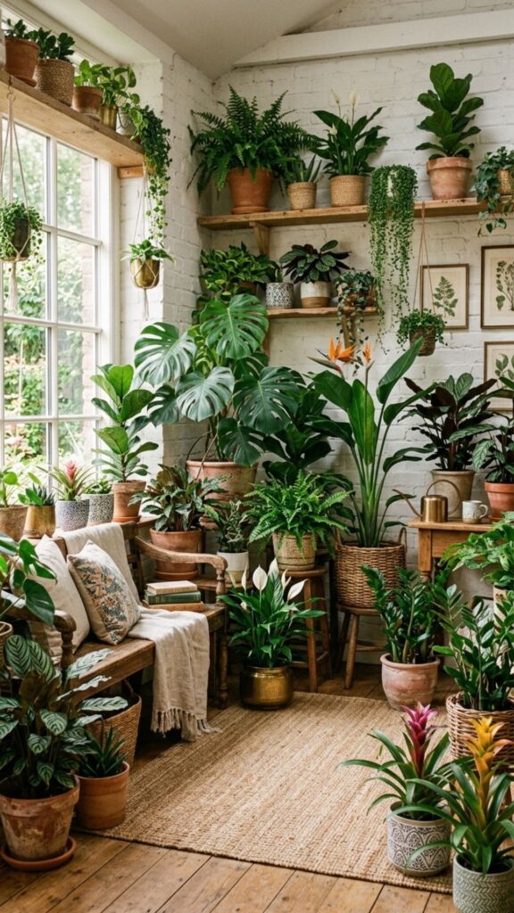 5. Fill the Space with Potted Plants