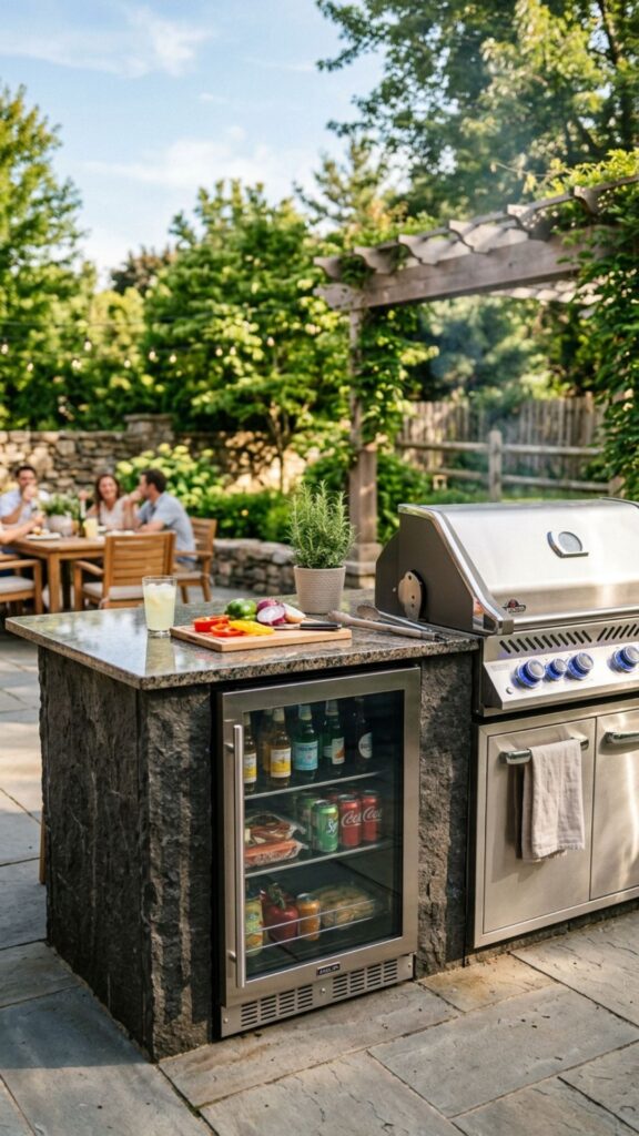 5. Include a Compact Refrigerator for Convenience