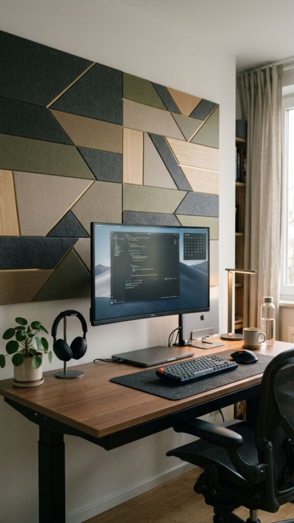 5. Install Acoustic Panels Behind Your Monitor