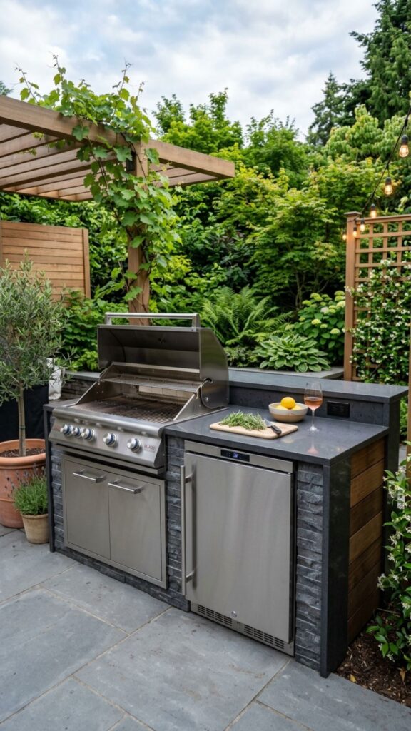 5. Install a Small Outdoor Refrigerator