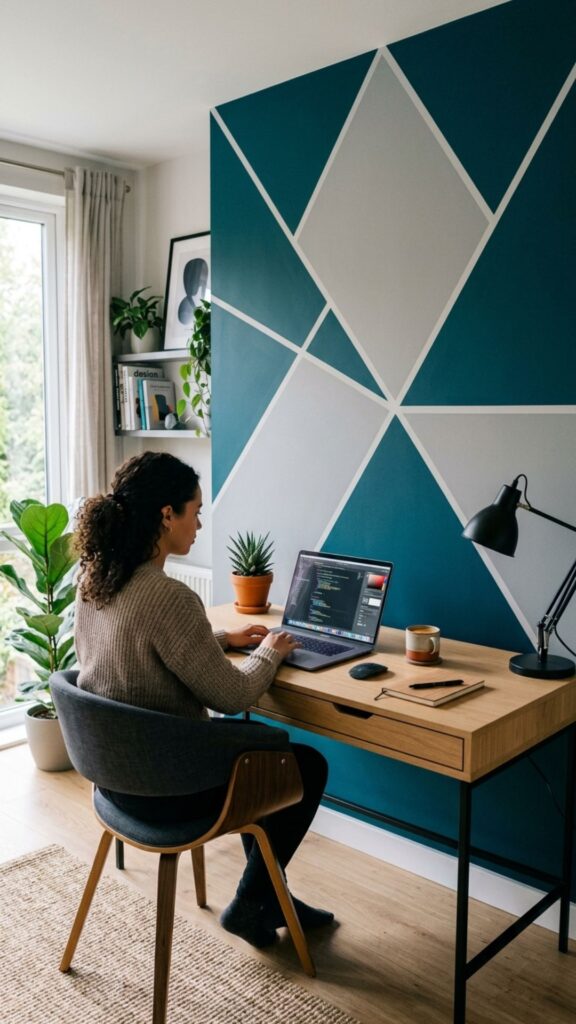 5. Paint a Bold Geometric Pattern