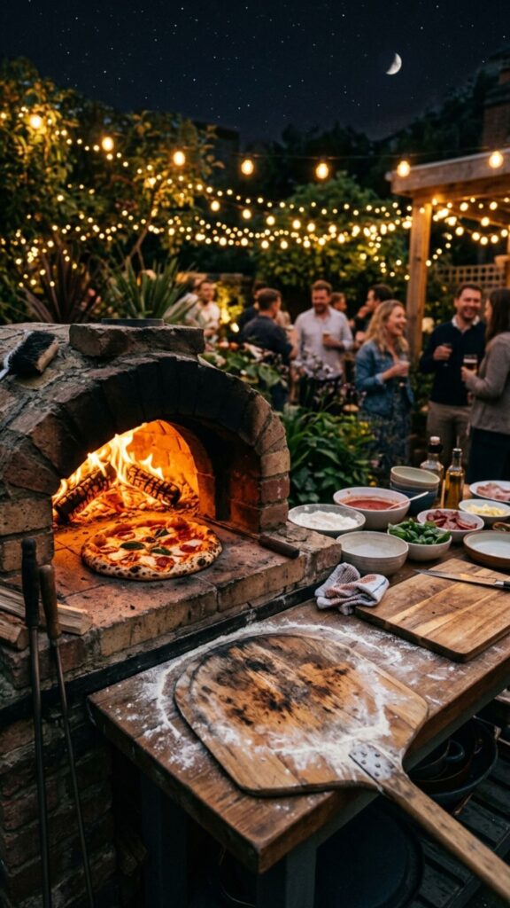 5. Set Up a Pizza Oven for Crowd-Pleasing Nights