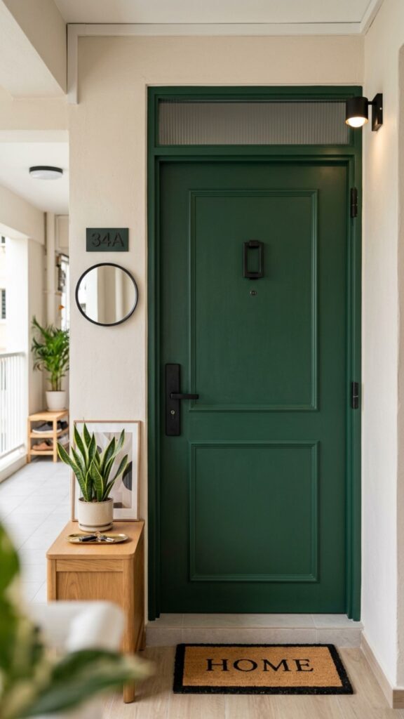 5. Use a Statement Door Colour or Decal