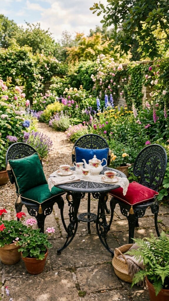 5. Vintage Cast Iron Furniture