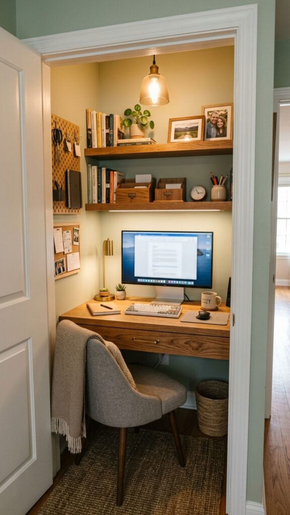 6. Build a Closet Office