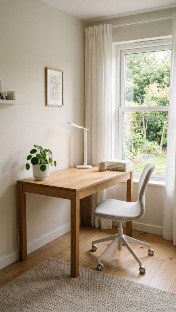 6. Build a Minimalist Bedroom Office