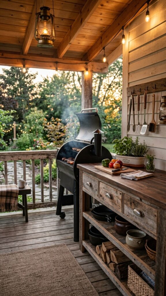 6. Build a Simple Grill and Prep Station