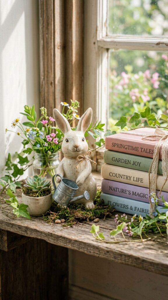 6. Create a Charming Bunny Vignette