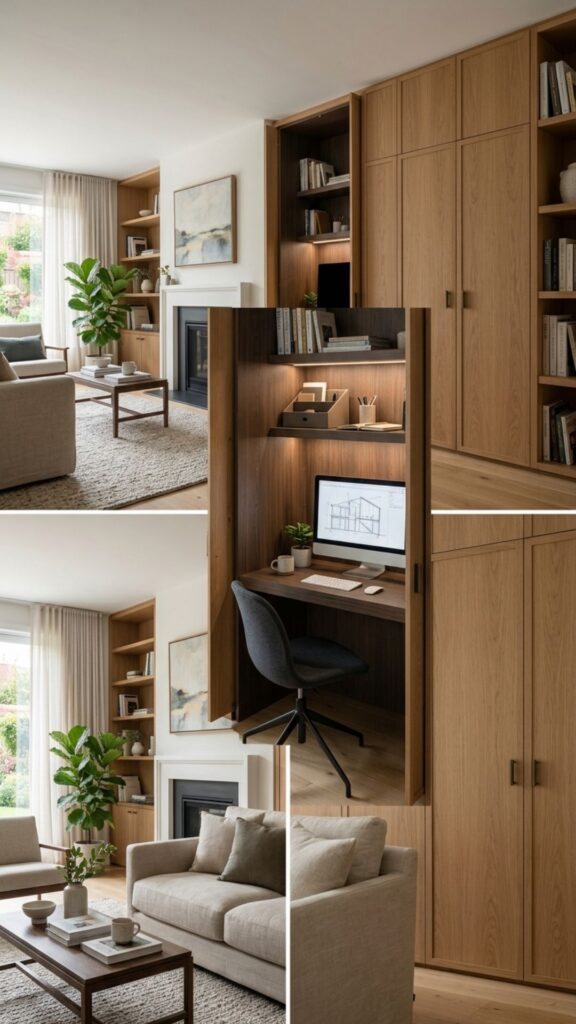 6. Create a Hidden Built-In Home Office