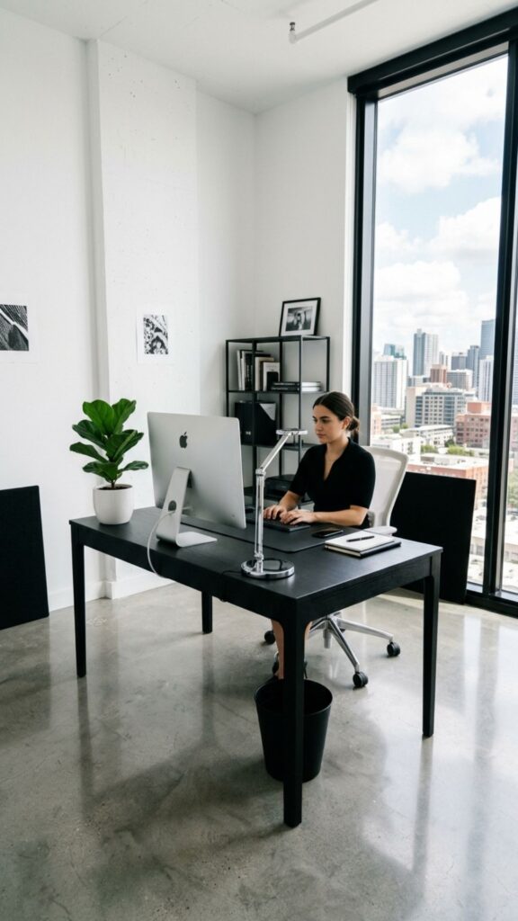 6. Create a Minimal Black and White Office Theme