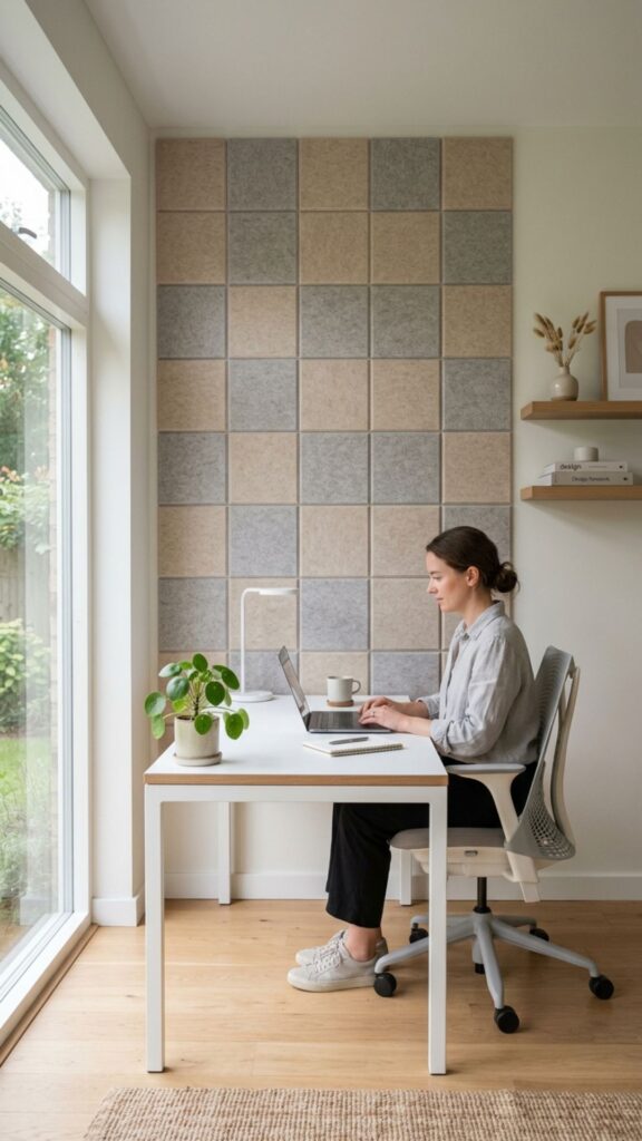 6. Create a Neutral Felt Panel Arrangement