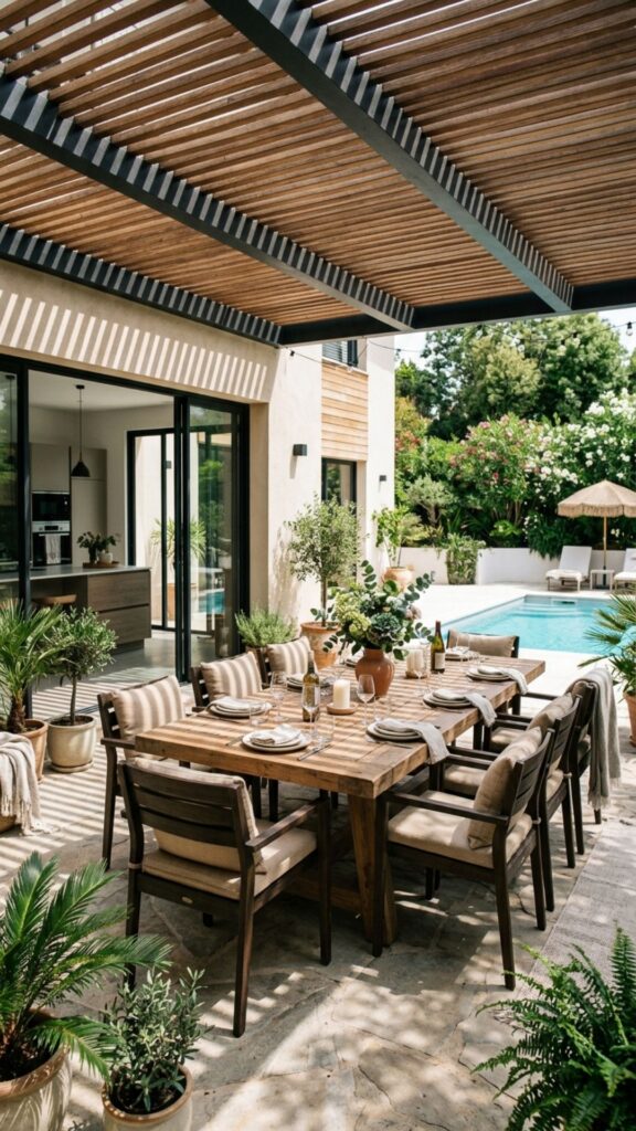 6. Create a Shaded Dining Area