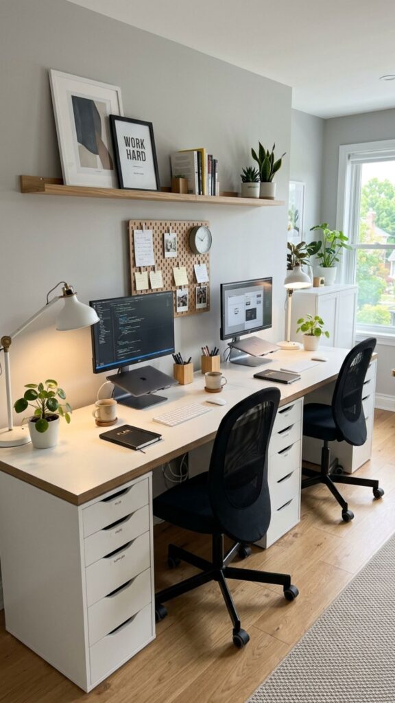 6. Create a Two-Person IKEA-Style Office