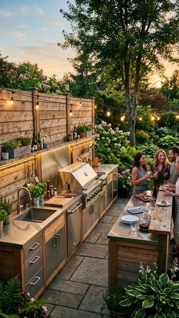 6. Go Galley-Style Along a Fence