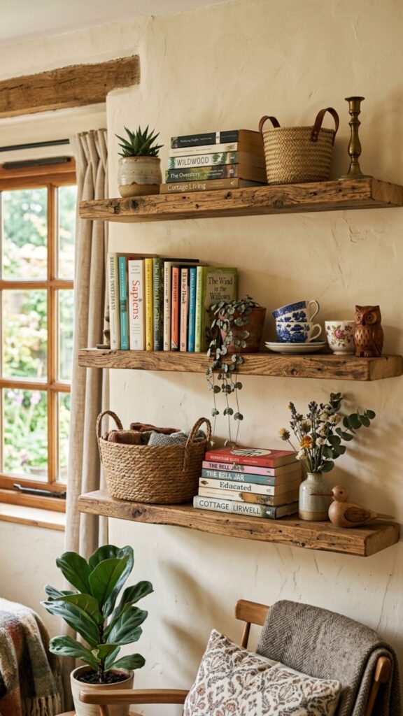 6. Install Open Shelving for Practical Storage