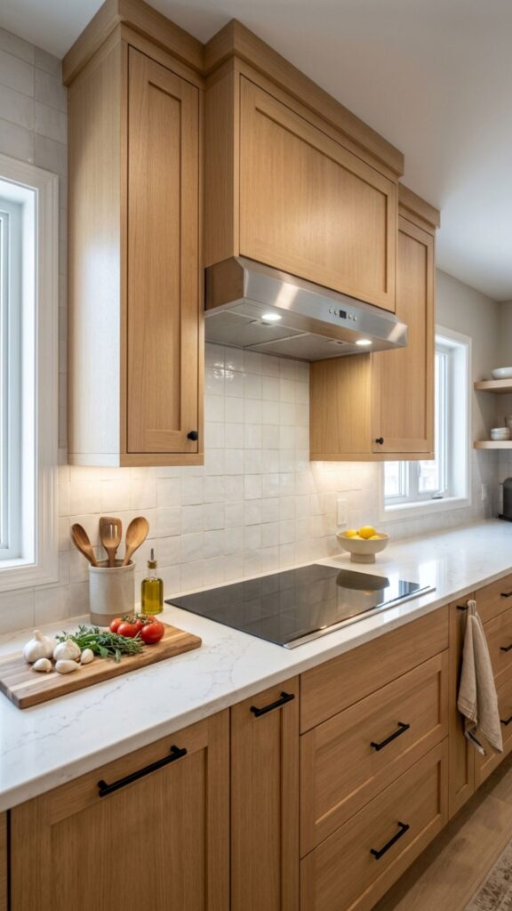 6. Install a Built-In Range Hood Cabinet
