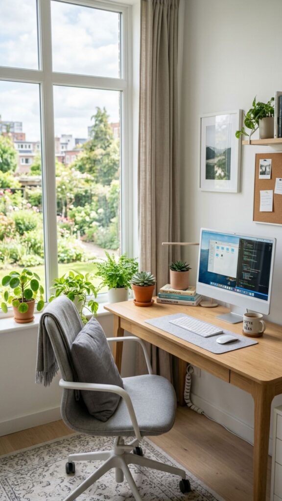 6. Position Your Desk Beside a Window