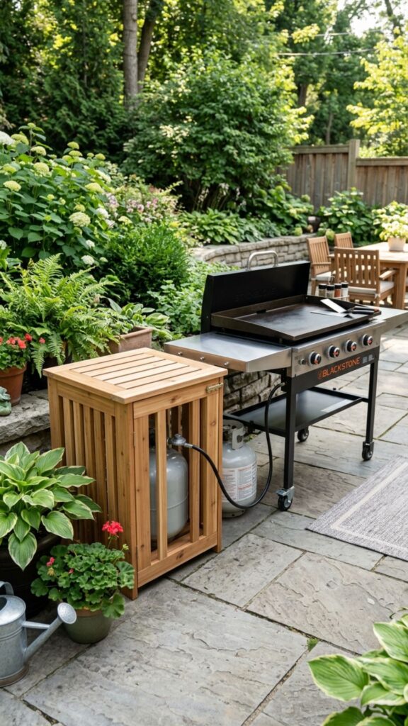 6. Set Up a Dedicated Propane Tank Storage Spot