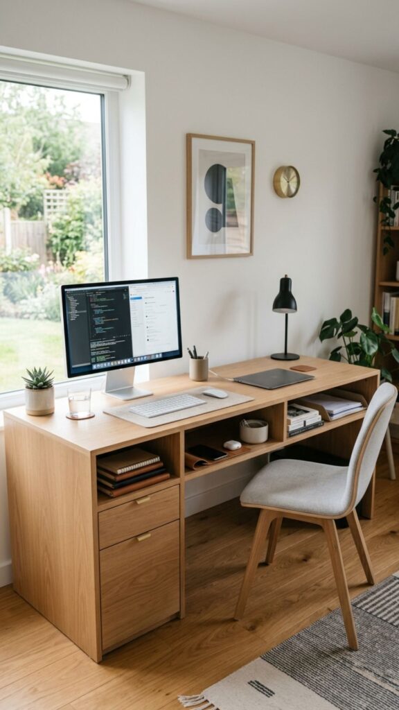 6. Try a Desk With Built-In Storage