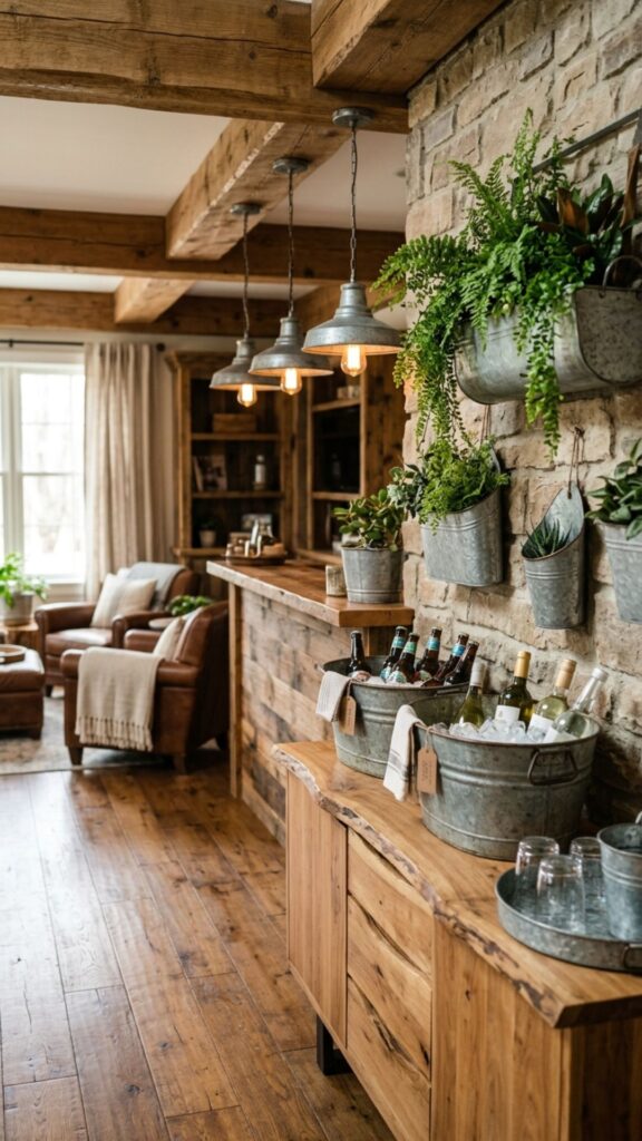 6. Use Galvanized Metal Accents