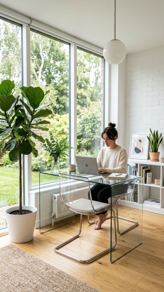 6. Use Glass and Transparent Furniture Elements