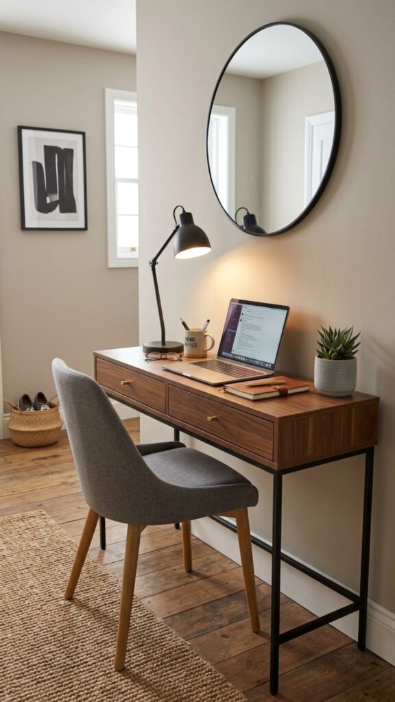 6. Use a Console Table as a Desk