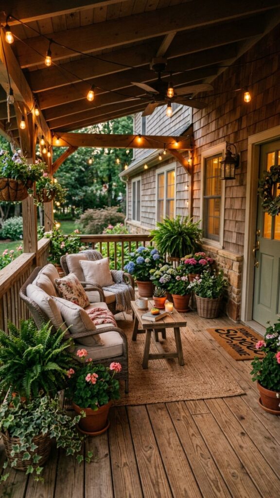 6. Wood Decking for Cozy Charm