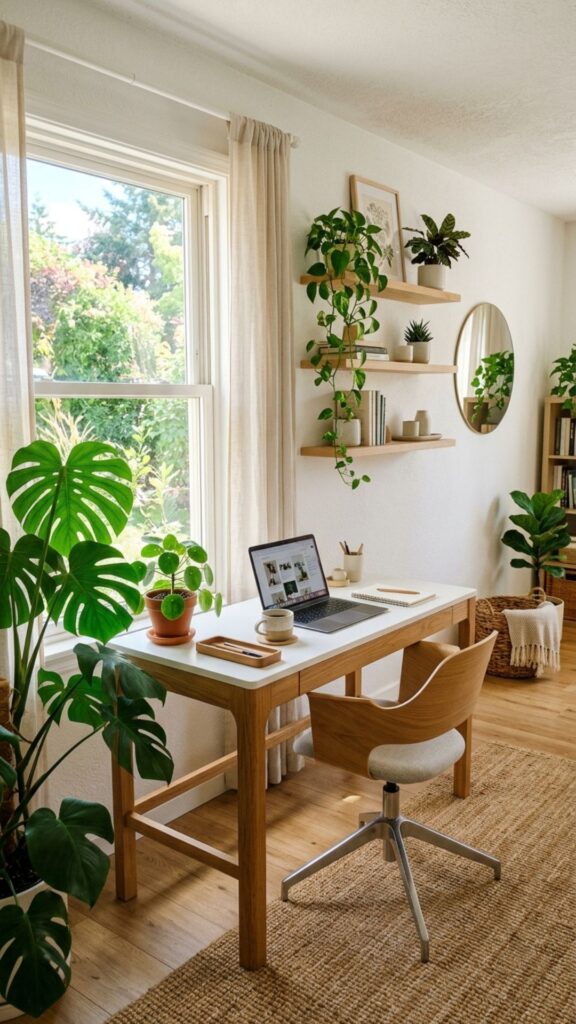 7. Add Green Plants to Your Workspace